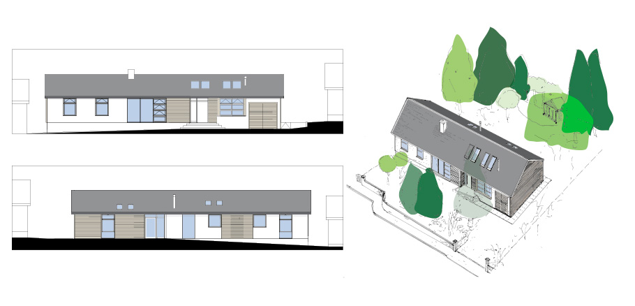 Private client design for extension of rural home in Loch Lomond and the Trossachs National Park