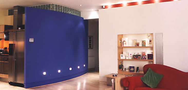 Loft style apartment design for young modern lifestyle, located in Glasgow's popular Merchant City.